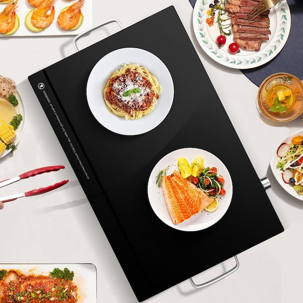 Food and Plate Warming Tray Electric Warming Tray Food Warmer Warmer Hot  Plate Warming Serving Tray Food with Adjustable Temperature Control Keep  Food