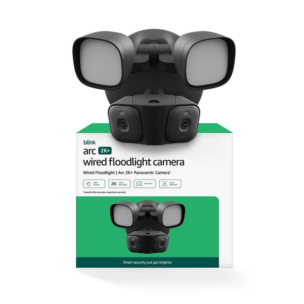 Arc 2K+ Hardwired Floodlight with Outdoor 4 2-Camera System and Sync Module 2 (Black) price history on PriceWatchPro