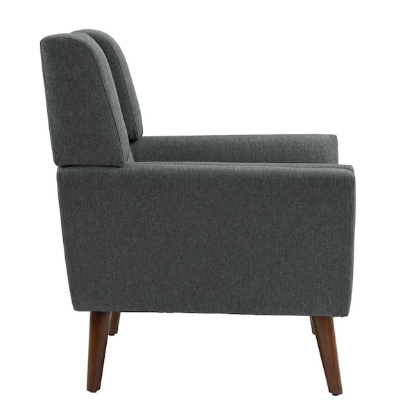 ★PARTIMENTO★ Antique Chair Layered Long Sleeve Charcoal Serta Smart Layers Brinkley Ergonomic Bonded Leather High