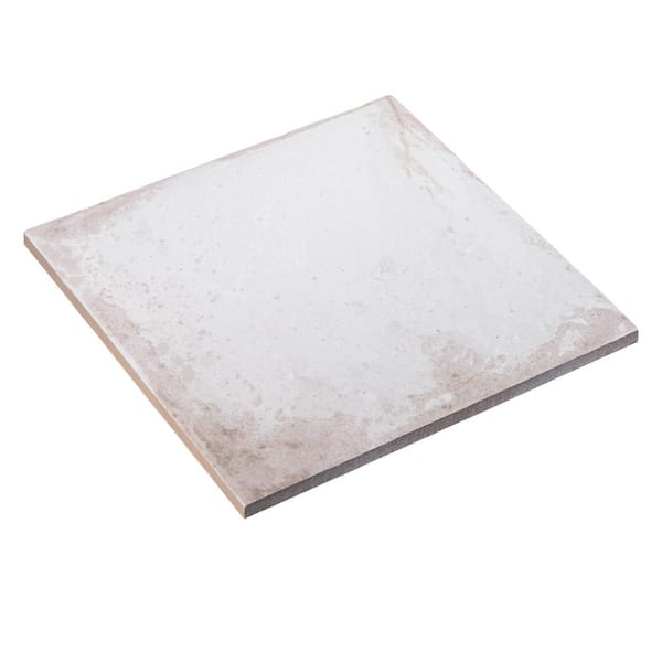 Poise Nalo White Matte 8 in. x 8 in. Smooth Square Porcelain Floor and Wall Tile (10.76 sq. ft./Case)