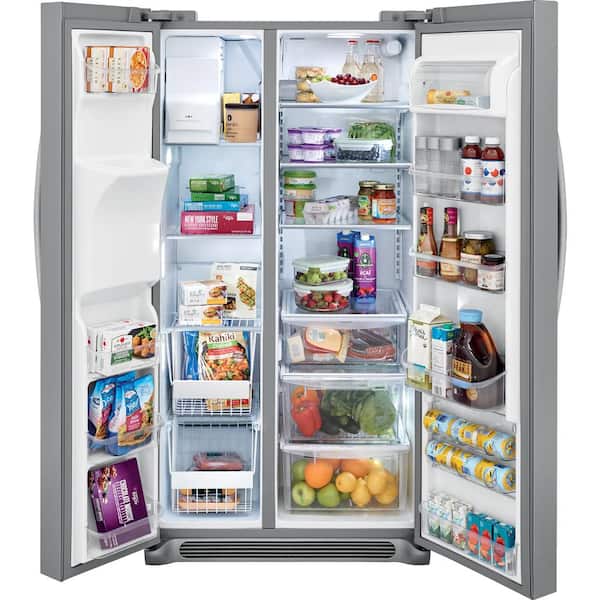 10++ Frigidaire side by side refrigerator freezing food info
