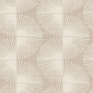 Fluted Geo Twine Peel and Stick Wallpaper