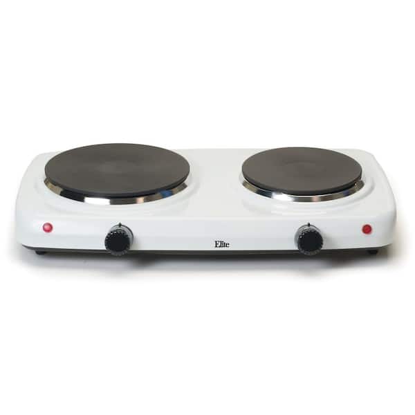 Elite Cuisine Double Burner Hot Plate