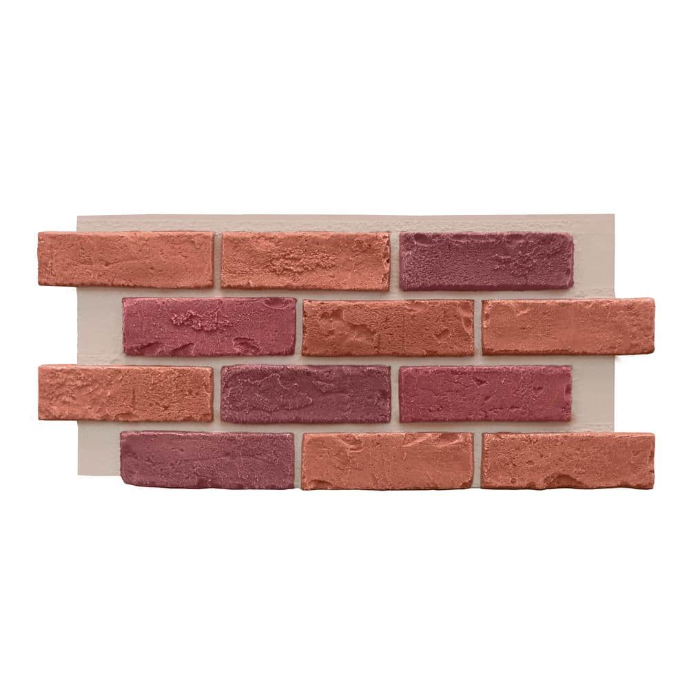 GenStone 12 in. x 22-1/4 in. Multi-Color Brick Veneer Siding GenStone 12 in. x 22-1/4 in. Multi-Color Brick Veneer Siding