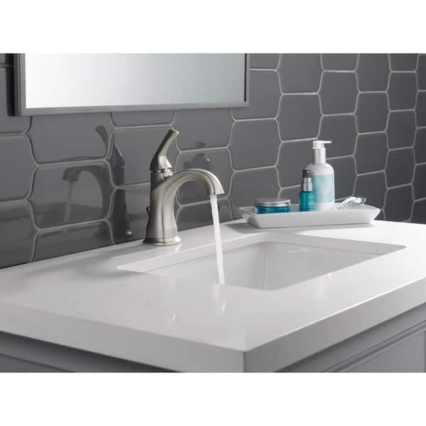 Portwood Single Hole Single-Handle Bathroom Faucet in SpotShield Brushed Nickel