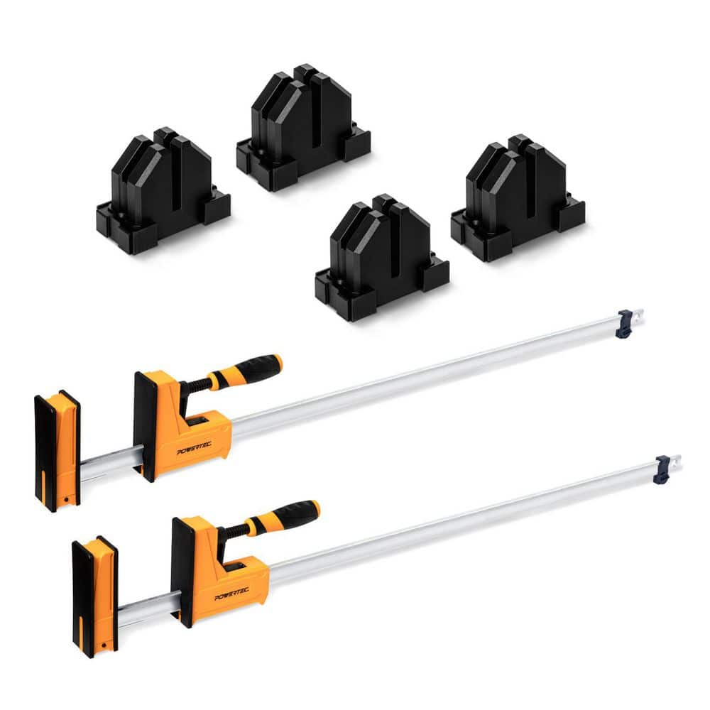 48 in. Woodworking Parallel Clamps Jaw Bar Clamp Spreader Tool 4 Pack, with 4 Pack Parallel Clamp Blocks price history on PriceWatchPro