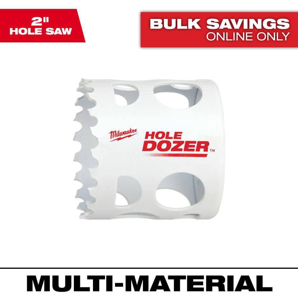 おみそしる2 Milwaukee 2 in. Hole Dozer Bi-Metal Hole Saw 49-56-9624 - The Home