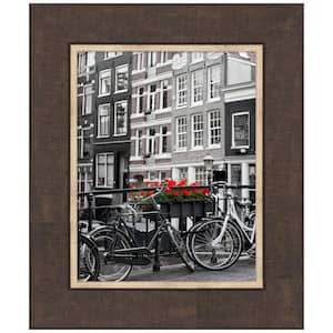 Lined Bronze Picture Frame Opening Size 11 x 14 in.