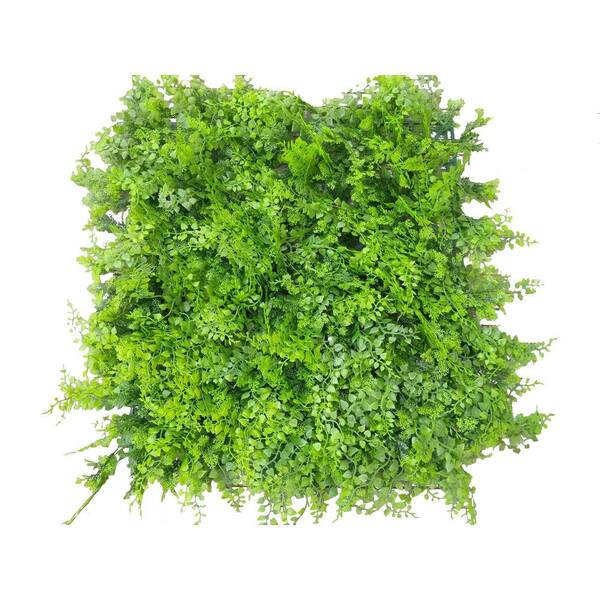 Ejoy 20 in. H x 20 in. W GorgeousHome Artificial Boxwood Hedge Greenery Panels,StyleB (12-pc)