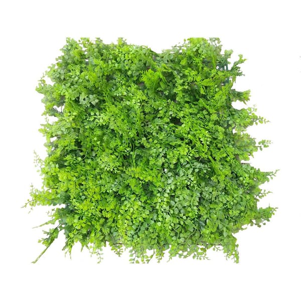 Ejoy 20 in. x 20 in. Style Artificial Boxwood Hedge Privacy Screen Mat for Indoor and Outdoor Wall Decor (Set of 4/Piece)