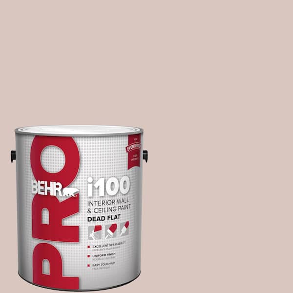 BEHR PRO 1 gal. #PPU2-06 Wisp of Mauve Dead Flat Interior Paint