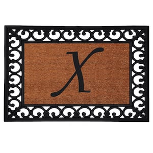 Letter X Home & More 100061830X Rembrandt Monogram Doormat 