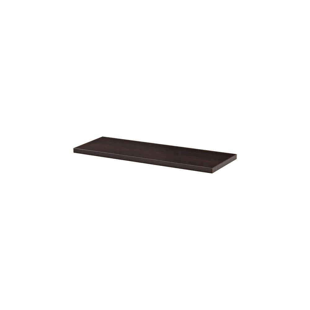 Dolle 23-1/2 in. L x 8 in. D Lite Shelf in Espresso 55220 - The Home Depot