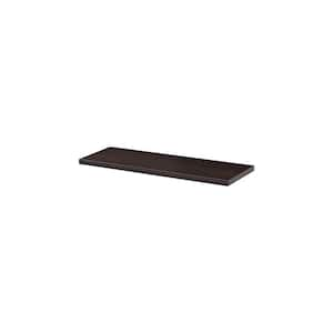 23-1/2 in. L x 8 in. D Lite Shelf in Espresso