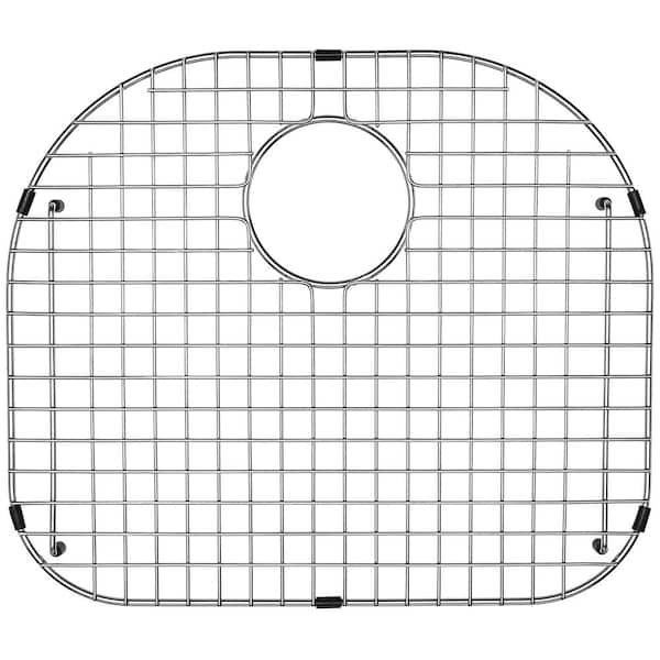 SERENE VALLEY 19.57 in. x 16.73 in. Rear Drain Heavy-Duty Stainless-Steel Sink Grid