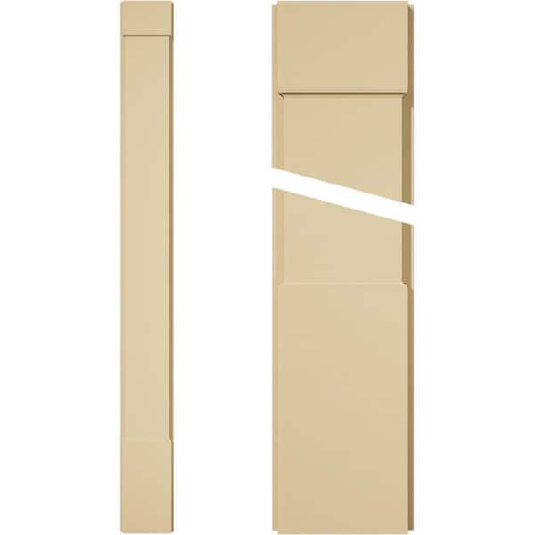 Ekena Millwork 2 in. D x 9 in. W x 90 in. L Primed Polyurethane Pilaster 1- Pack