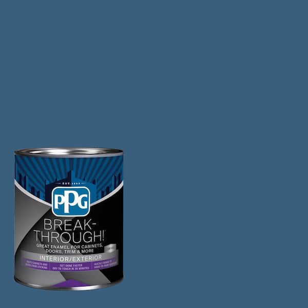 1 qt. PPG1160-6 Chinese Porcelain Semi-Gloss Door, Trim & Cabinet Paint