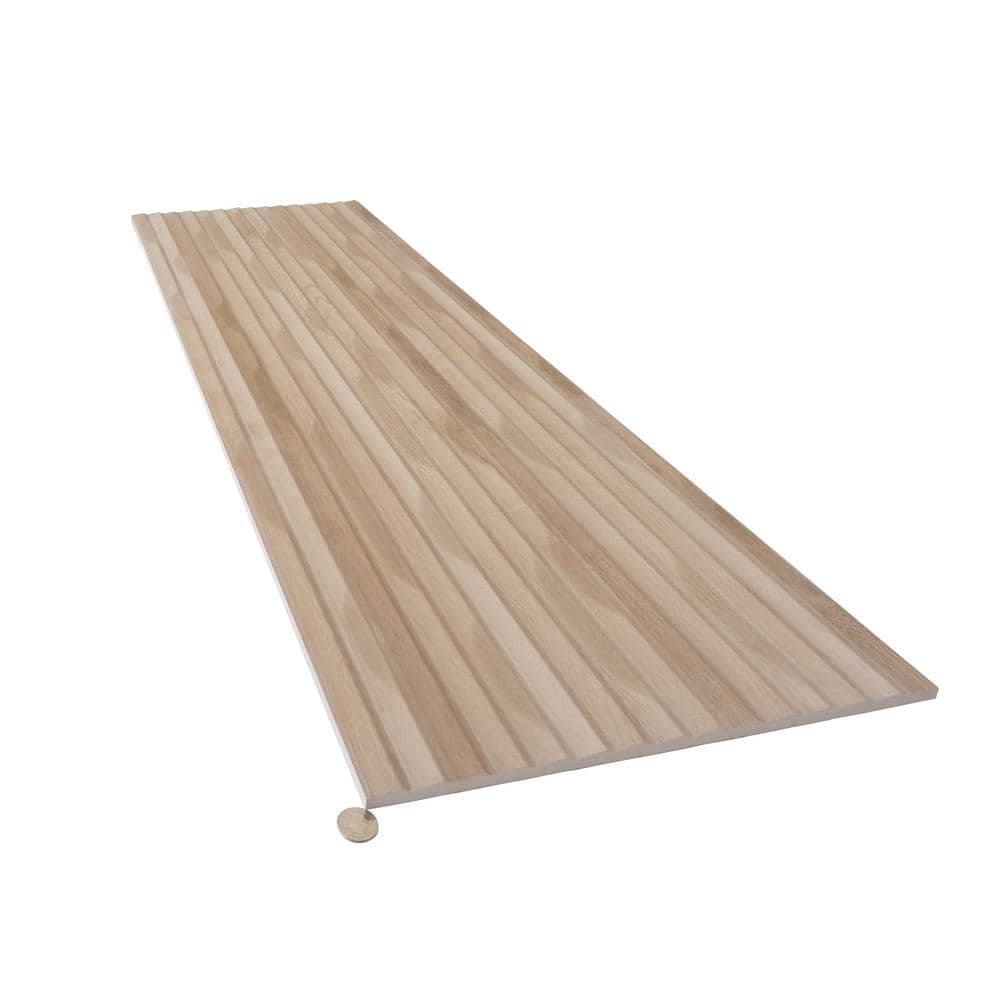 Bois Ribbon 15.75" x 47.25" Matte Oak Ceramic Wall Tile