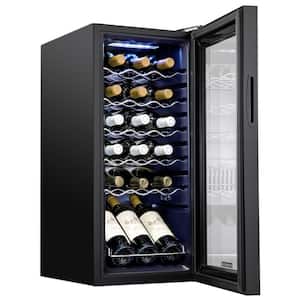 Wine Fridge, Freestanding Wine Refrigerator, 18 Bottle Wine Cooler