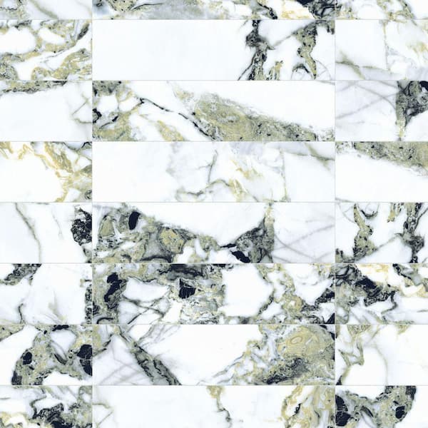 Touche Jade 3 in. x 12 in. Porcelain Floor and Wall Tile (11.52 sq. ft./Case)