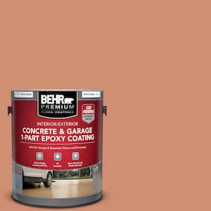 1 gal. #M200-5 Terra Cotta Clay Self-Priming 1-Part Epoxy Satin Interior/Exterior Concrete and Garage Floor Paint