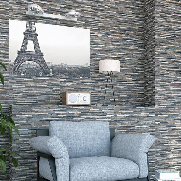 Muro Ardesia Gris 12-1/2 in. x 24-1/2 in. Porcelain Wall Tile (10.7 sq. ft./Case)