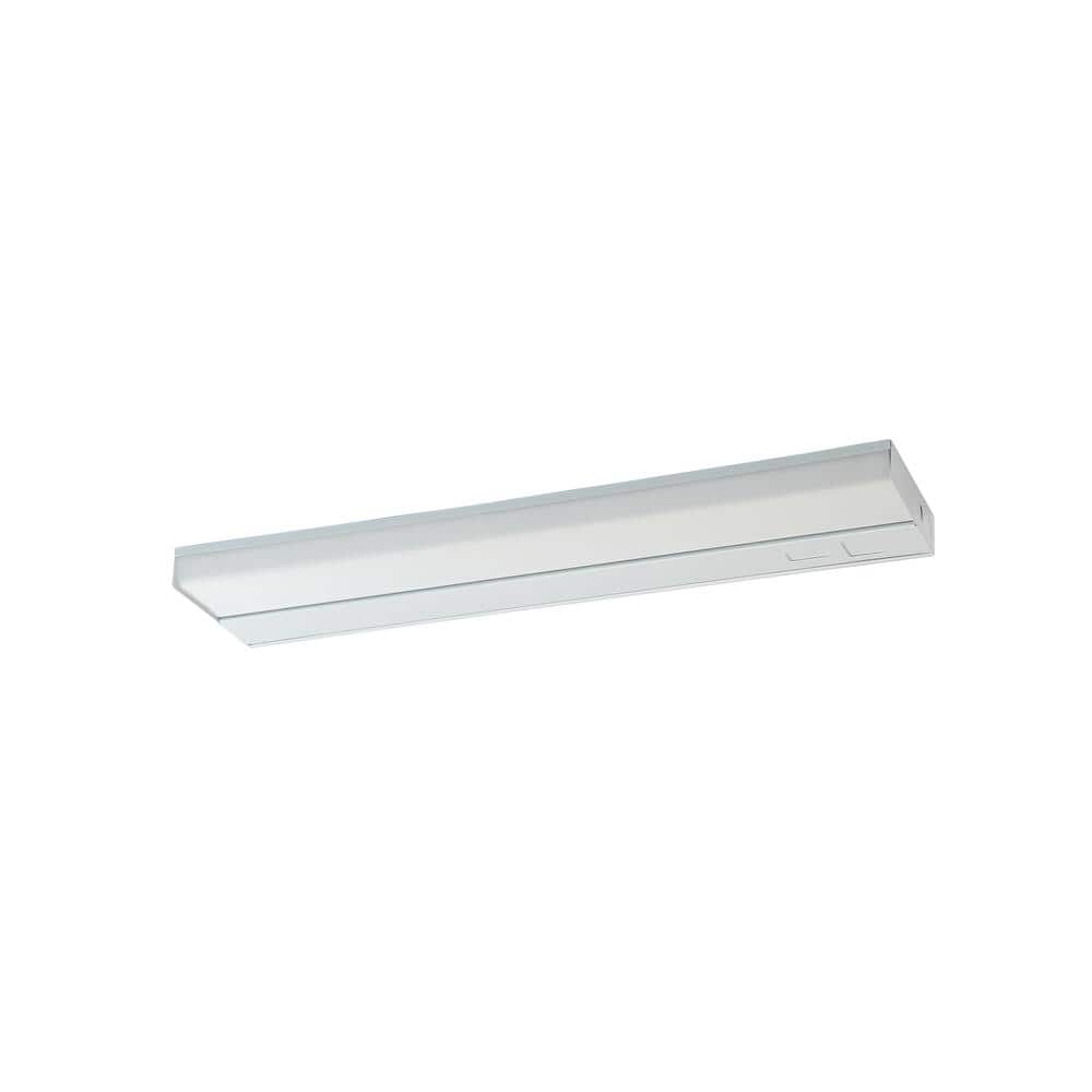 AMAX LIGHTING 12 in. White LED Under Cabinet Wide Lighting Fixture LED ...