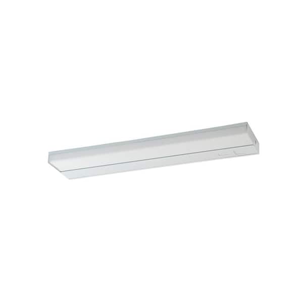 AMAX LIGHTING 12 in. White LED Under Cabinet Wide Lighting Fixture