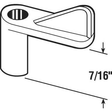 7/16 in. Gray Plastic Screen Clip (8-pack)