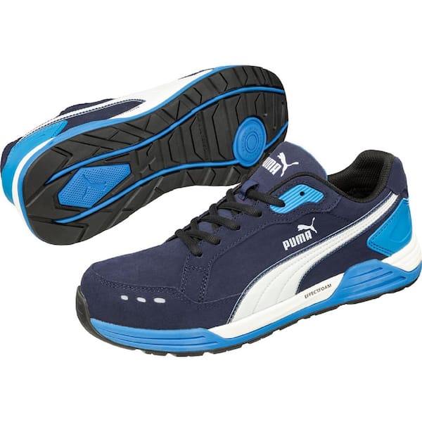 PUMA Urban Effect Men's Airtwist Low Safety Work Shoe - Composite Toe - Blue 2-Tone Size 10.5(M)