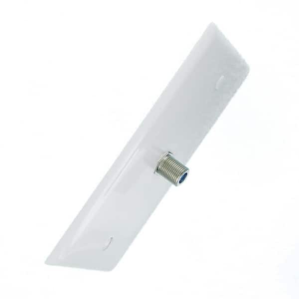 Leviton 625D F-Connector Type Video Wall Jack, White 80781-W - The 