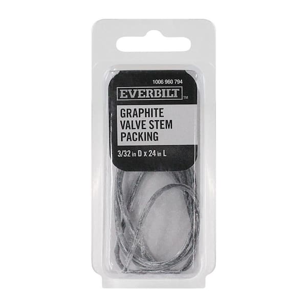 3/32 in. Self Forming Stem Packing in Graphite