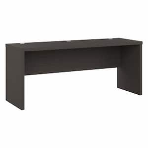 Echo 71.97 in. Rectangular Charcoal Maple Desk