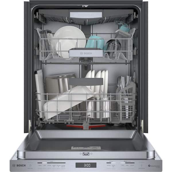 800 Series 24 in. Stainless Steel Top Control Tall Tub Pocket Handle Quietest 42 dBA Dishwasher with Stainless Steel Tub