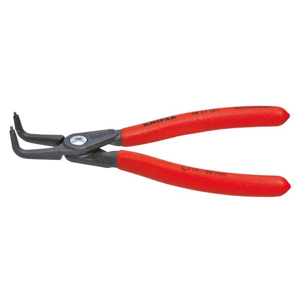 KNIPEX 5-1/4 in. 90 Degree Angled External Snap-Ring Precision Pliers 48 21  J01 - The Home Depot