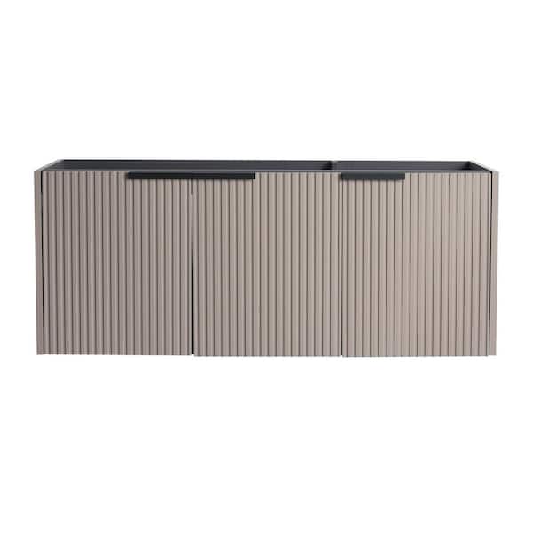 46.88 in. Bath Vanity Cabinet without Top in Khaki Unassembled
