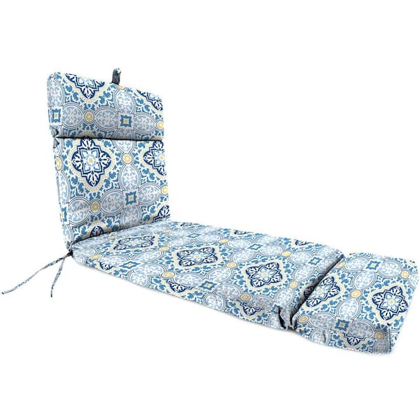 Jordan Manufacturing 72 in. L x 22 in. W x 3.5 in. T Outdoor Chaise Lounge Cushion in Rave Sky