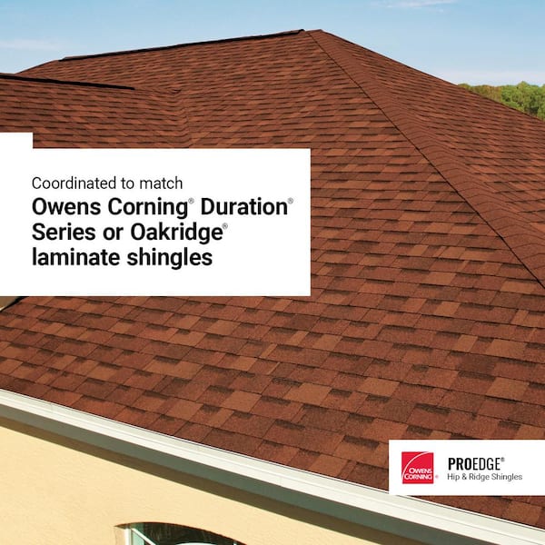 Owens Corning RIZERidge Estate Gray Algae Resistant Hip and Ridge Roofing  Shingles (33 lin. ft.. per Bundle) HZ20 - The Home Depot