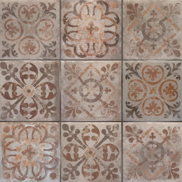 Americana Melrose 9 in. x 9 in. Porcelain Floor and Wall Tile (11.0 sq. ft. /Case)