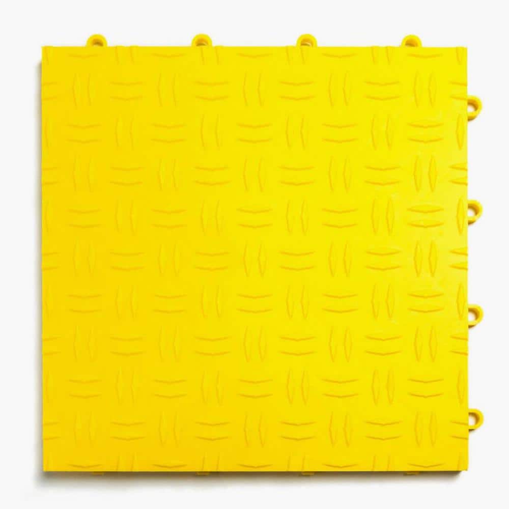 Diamond Yellow 12 in. x 12 in. x 0.5 in. Modular Garage Flooring Tile 48 pack (Covers 48 sq. ft.) price history on PriceWatchPro