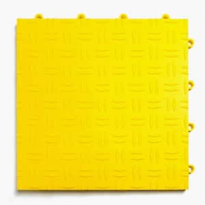 Diamond Yellow 12 in. x 12 in. x 0.5 in. Modular Garage Flooring Tile 48 pack (Covers 48 sq. ft.)