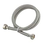 Eastman 1/2 Inch FIP Flexible Faucet Connector, Braided Stainless Steel  Supply Hose Line, 36 Inch Length, 48020