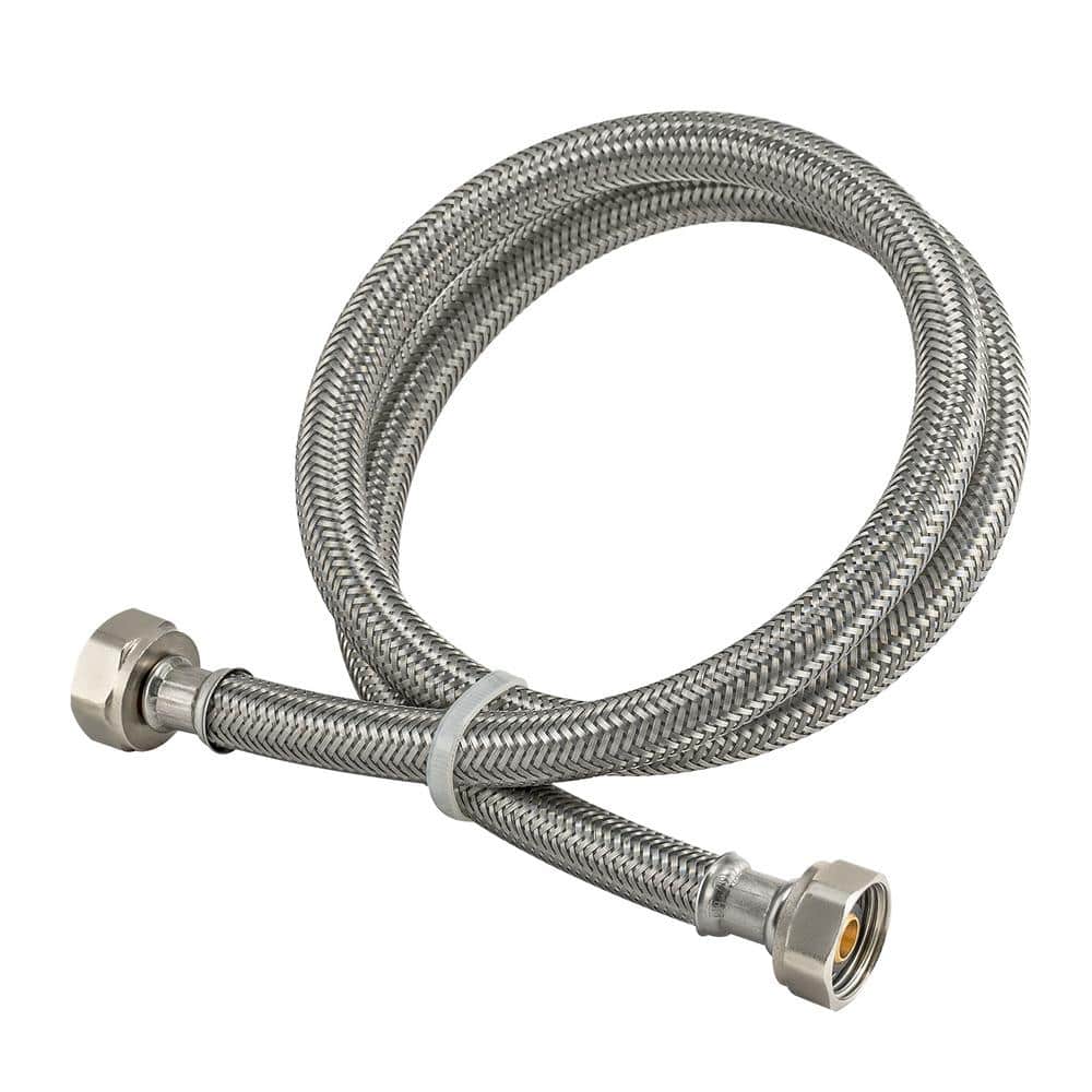 Eastman Ice Maker Connector 10 Foot Stainless Steel Hose