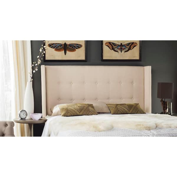 SAFAVIEH Damon Beige Queen Headboard