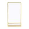 4x6 Picture Frames 6-Pack – Floating Frame Set for Table Numbers, Wedding Signs, Photos, or Table Decor by Great Northern Party (Gold)