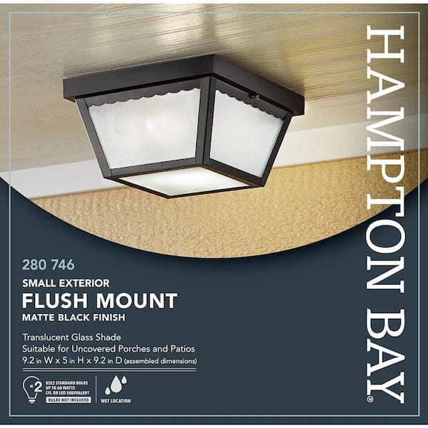 Exterior flush 2024 mount light