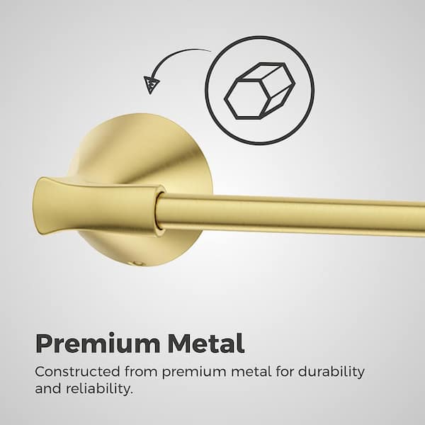 Pfister Willa Wall Mount Double Post Toilet Paper Holder in