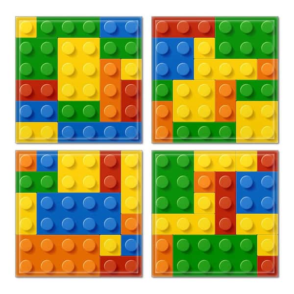 Upscale Designs 6 in. x 6 in. x 6 mm Upscale Designs Crystal Glass Mosaic Wall Tile ( 7.8 sq.ft. / Case)