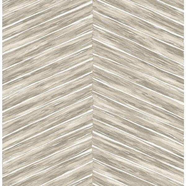 Brewster Pina Neutral Chevron Weave Strippable Roll (Covers 56.4 sq. ft.)