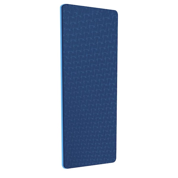 Blue 24 in. W x 72 in. L x 0.3 in. T Thermoplastic Elastomers Gym Flooring Mat (12 sq. ft.)